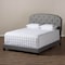 Baxton Studio Lexi Modern Light Grey Upholstered Queen Size Bed 136-7440 - alternate 6